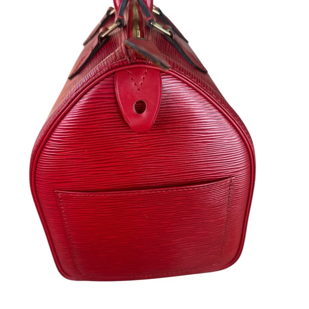 Louis Vuitton Epi Red satchel speedy 35 Handbag - Picture 4 of 10
